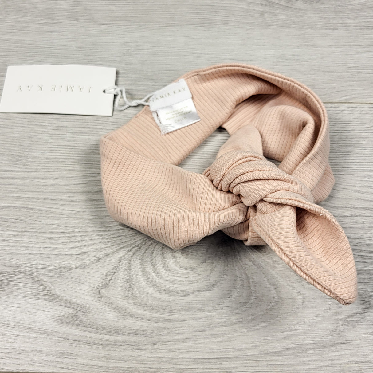NEW - Jamie Kay pink ribbed organic cotton headband
