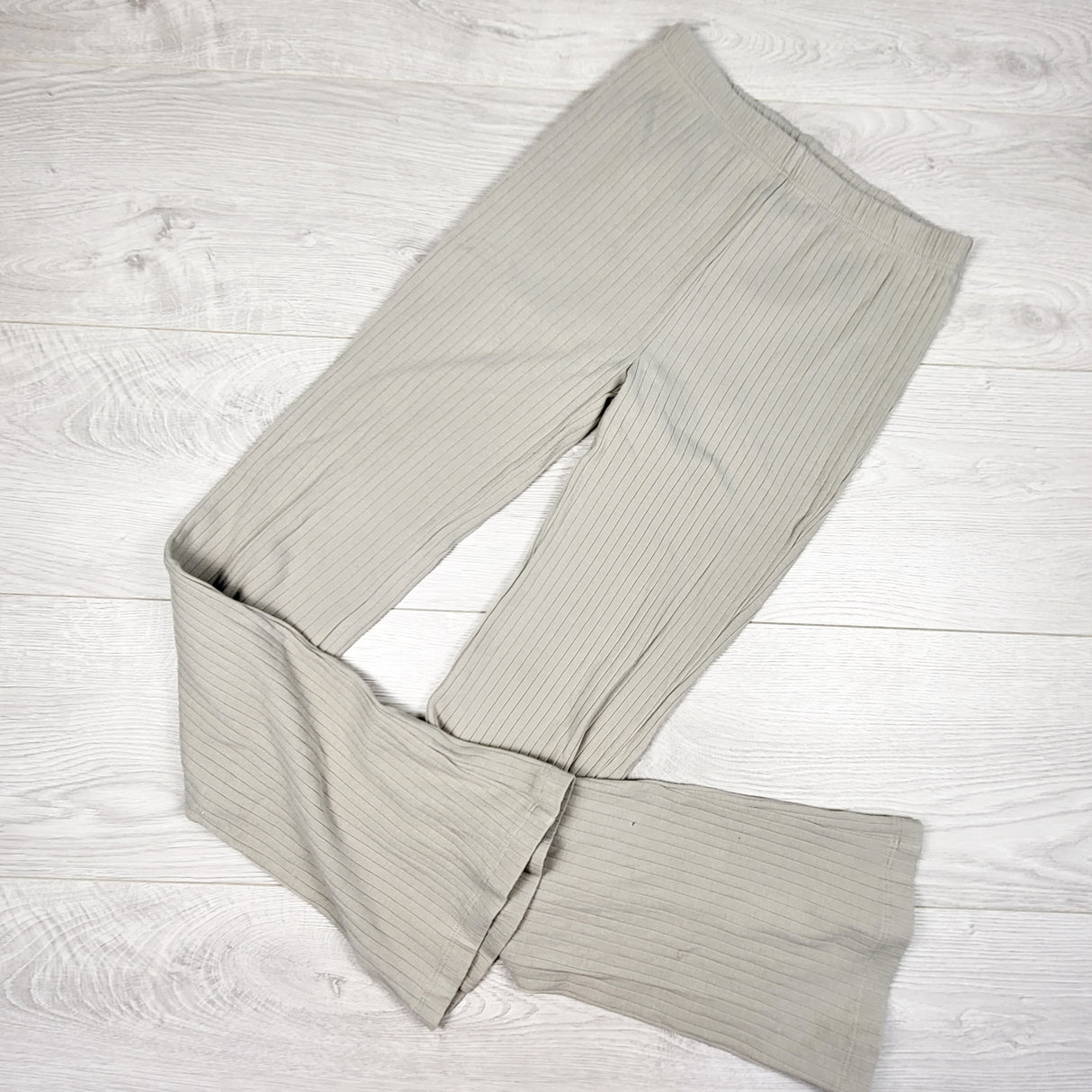 George grey ribbed flare leggings. Size 10/12