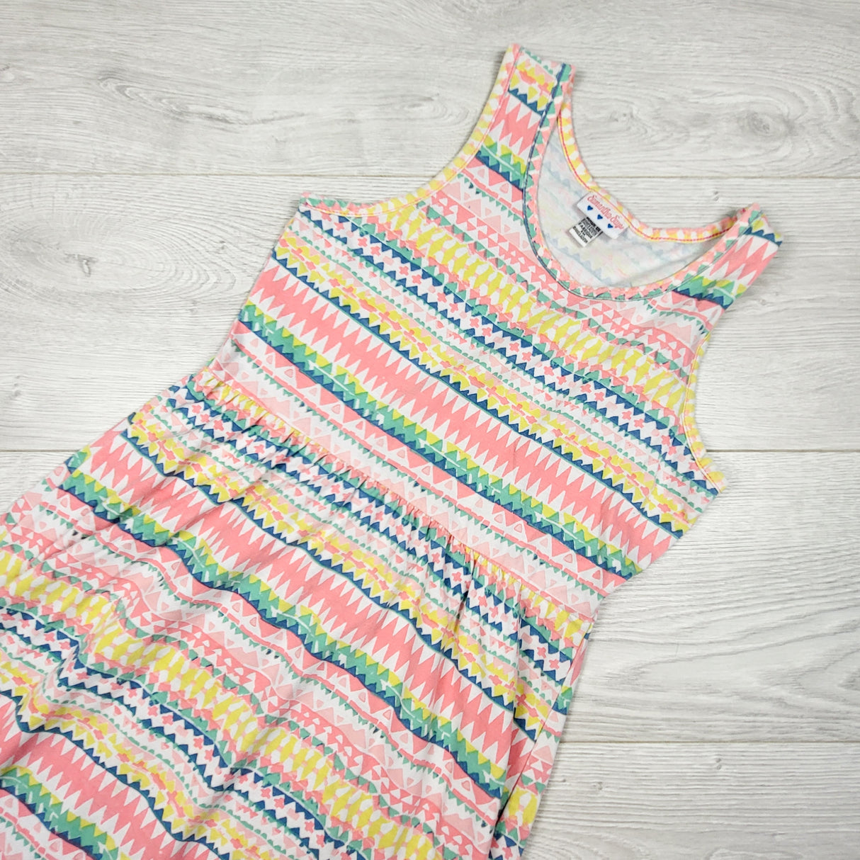 Samantha Says patterned sleeveless dress. Size 12