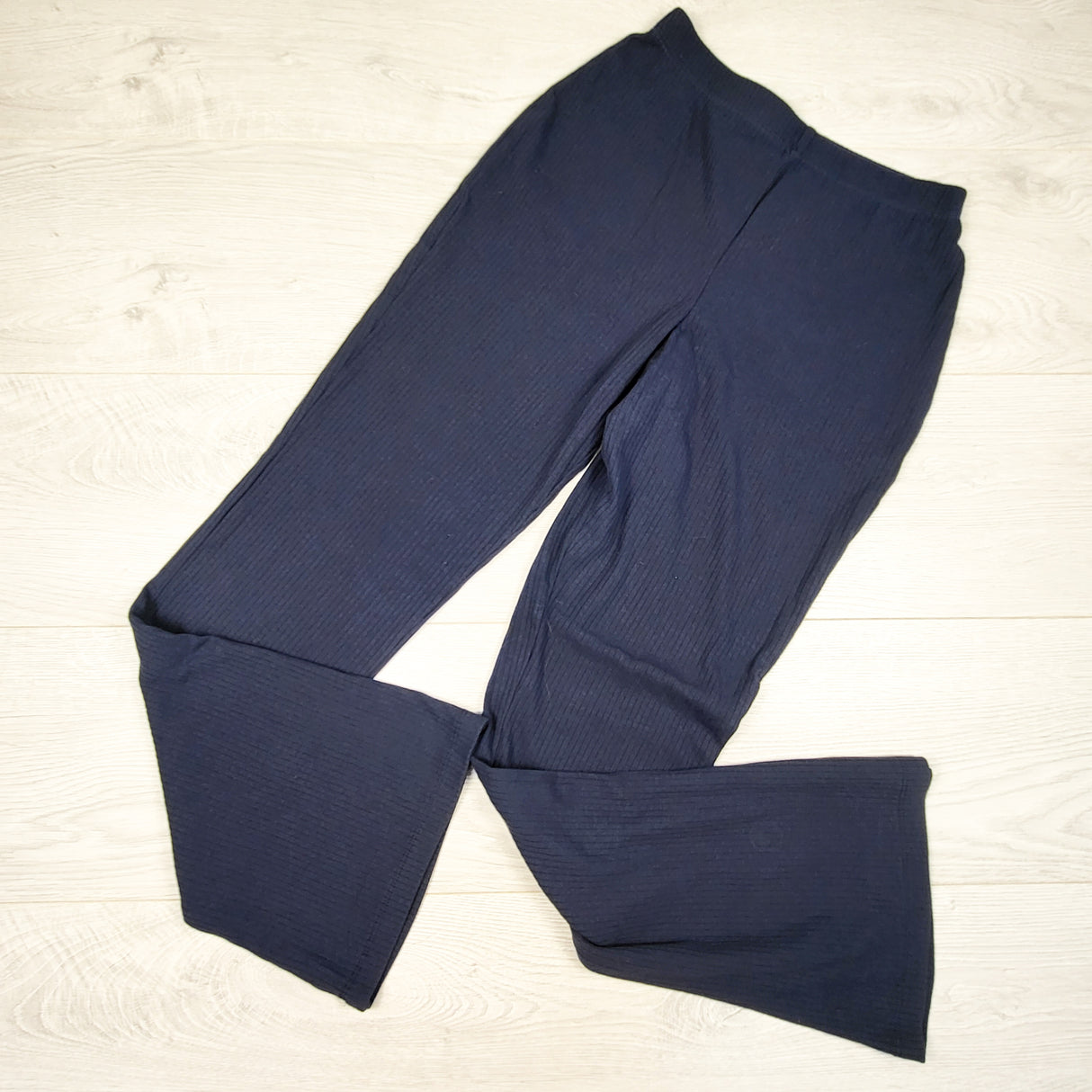 George navy ribbed flare leggings. Size 14/16