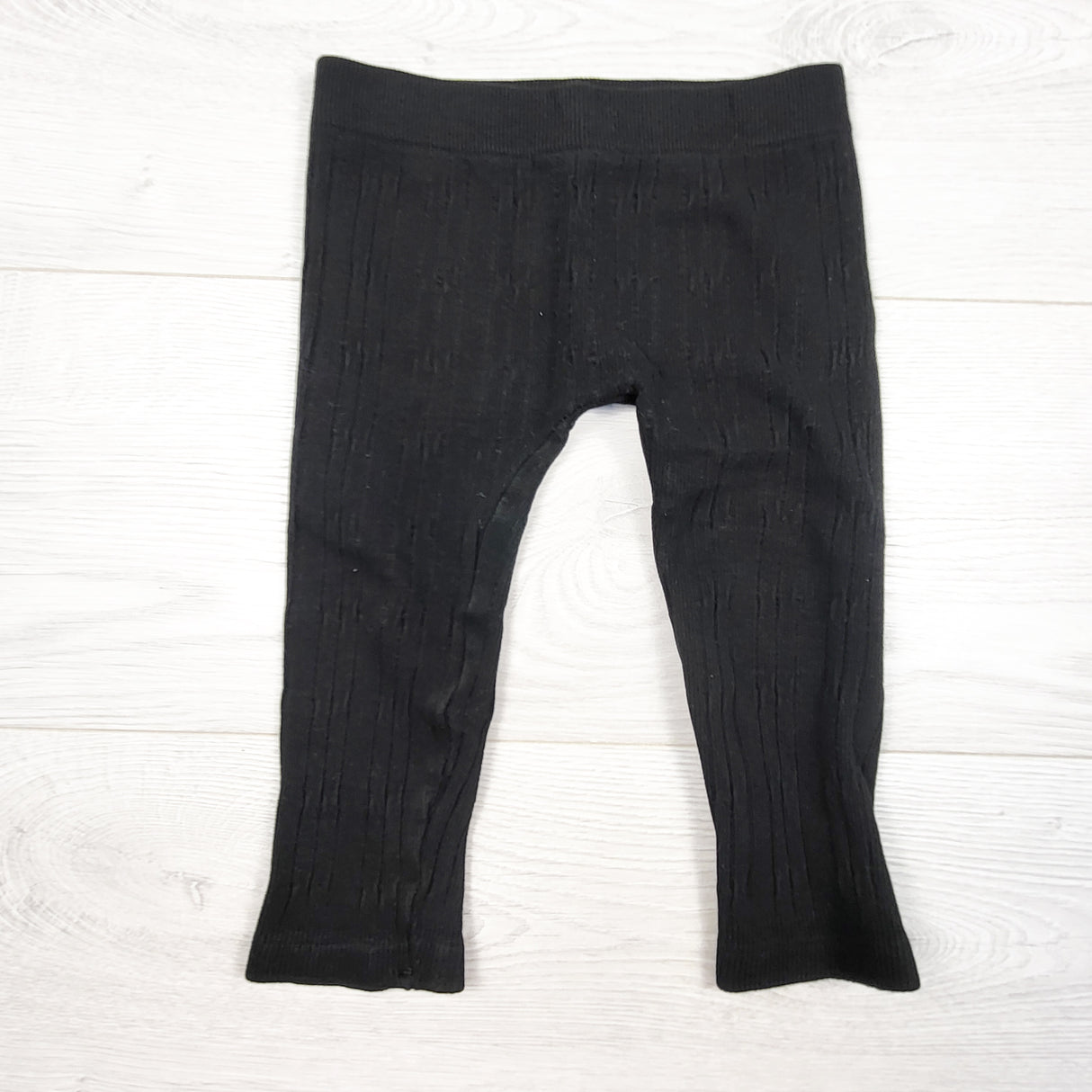 Sweet black knit tights. Size 2/3T