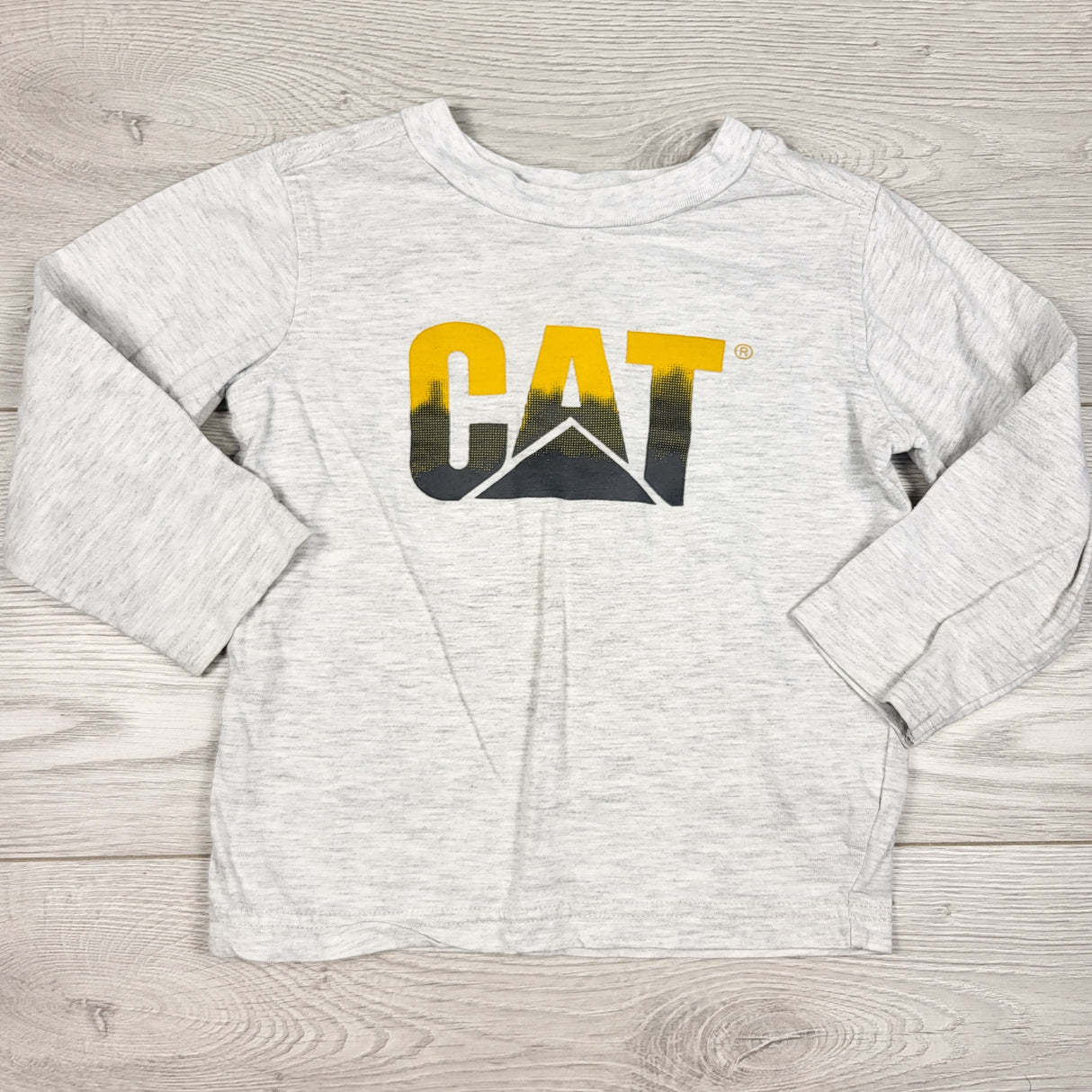 CAT grey long sleeved top. Size 2T