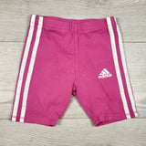 Adidas pink cotton bike shorts. Size 5T - AS IS