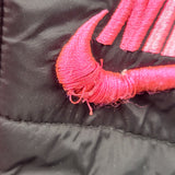 Nike black and pink puffer jacket. Size 4T - AS IS