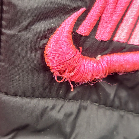 Nike black and pink puffer jacket. Size 4T - AS IS