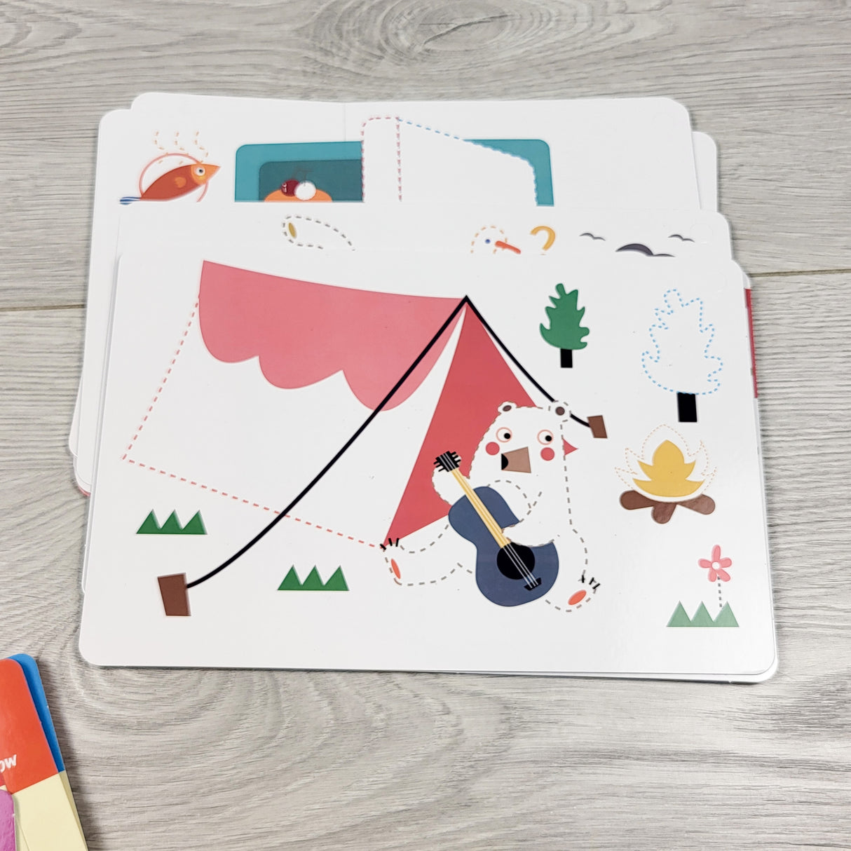 Learn Fun "Drawing Line Time" 48-Piece Wipe-Clean Activity Book Set