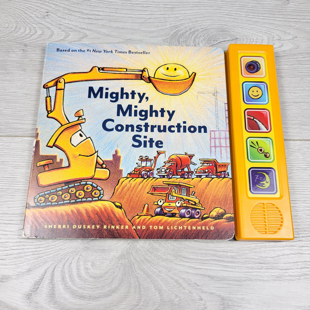 Mighty Mighty Construction Site. Play-a-sound board book