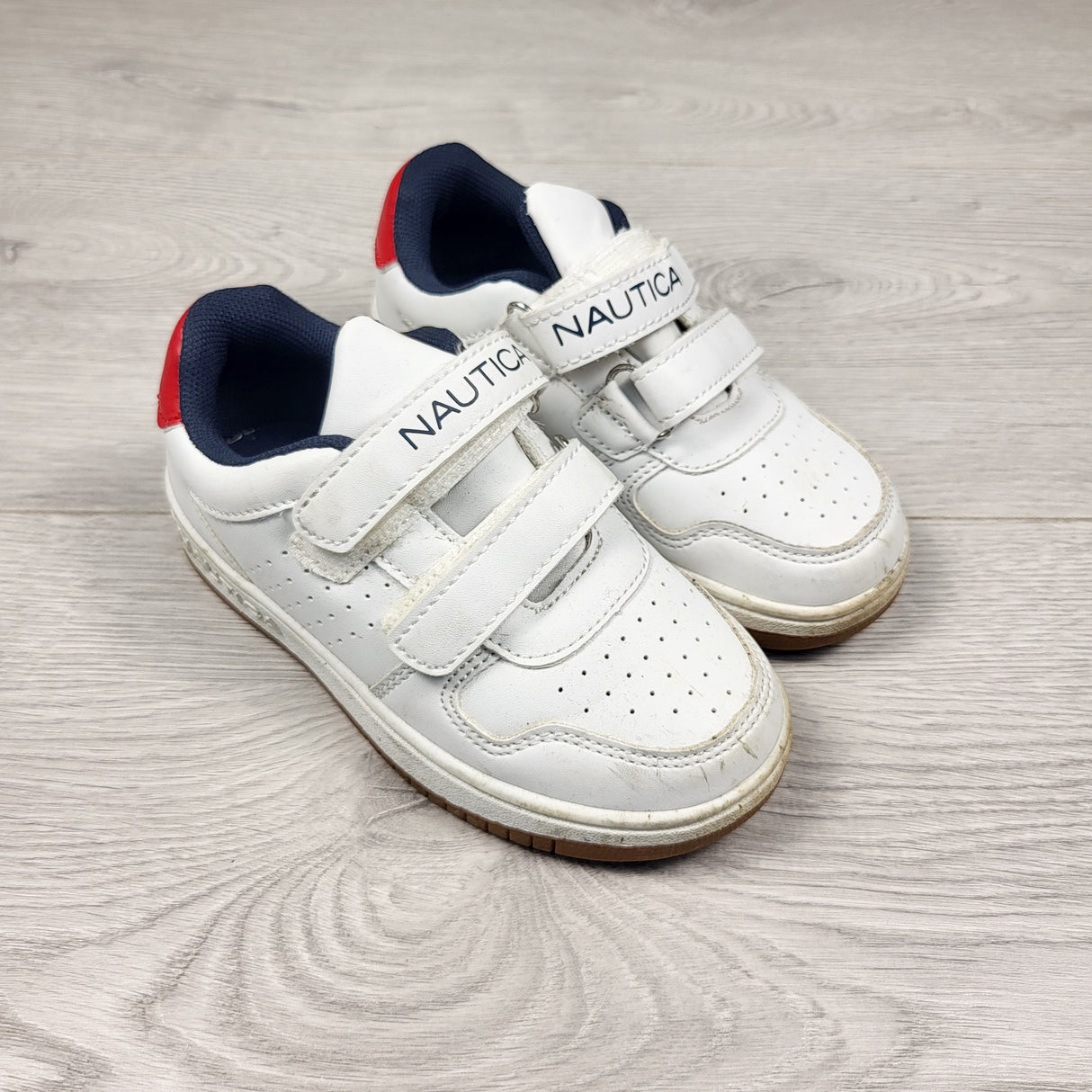 Nautica white running shoes. Size 9