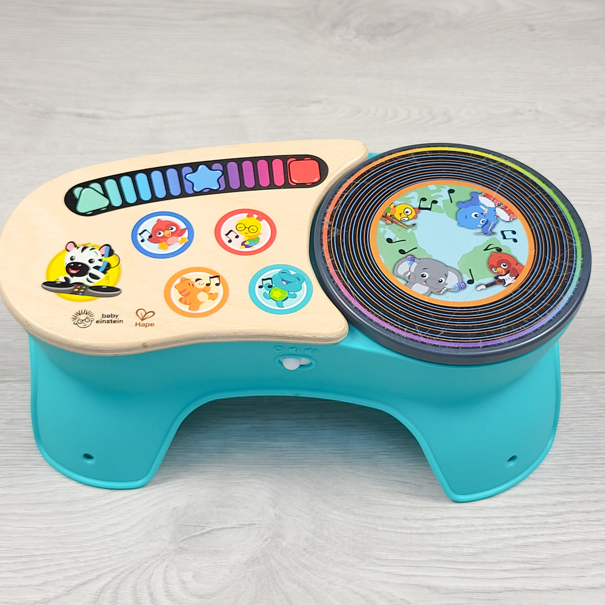 Baby Einstein × Hape DJ Discovery Magic Touch Turntable toy