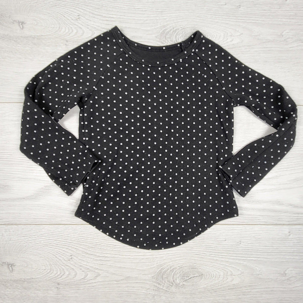 Joe black ribbed polka dot top. Size 2T