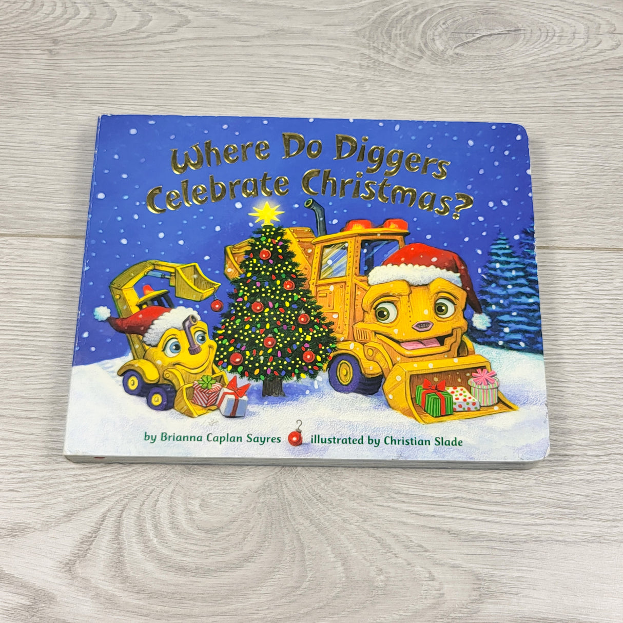 Where Do Diggers Celebrate Christmas? Board book