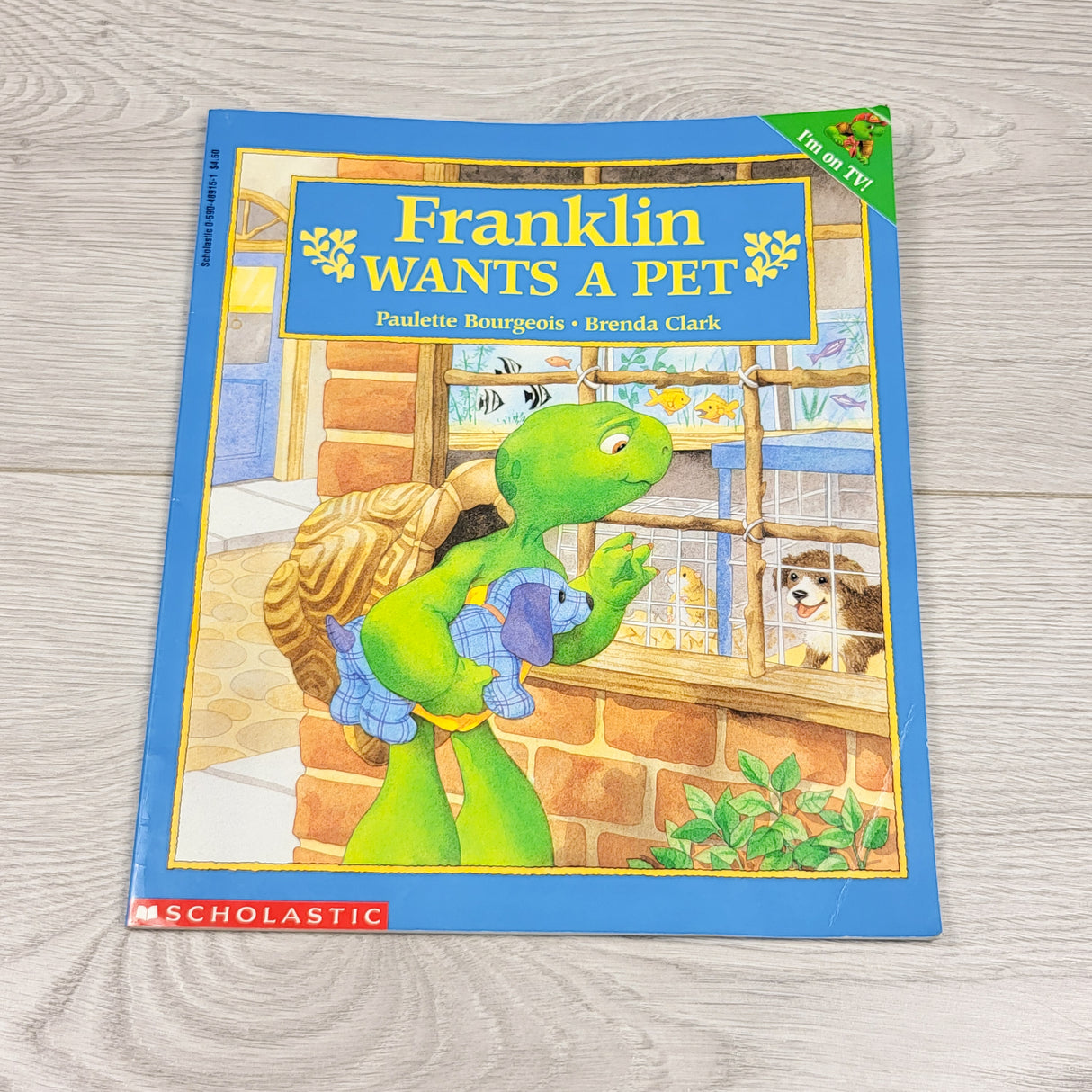 Franklin Wants a Pet. Soft cover book