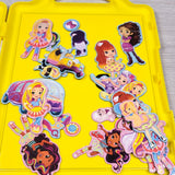 Sunny Day Style Swap magnetic play set