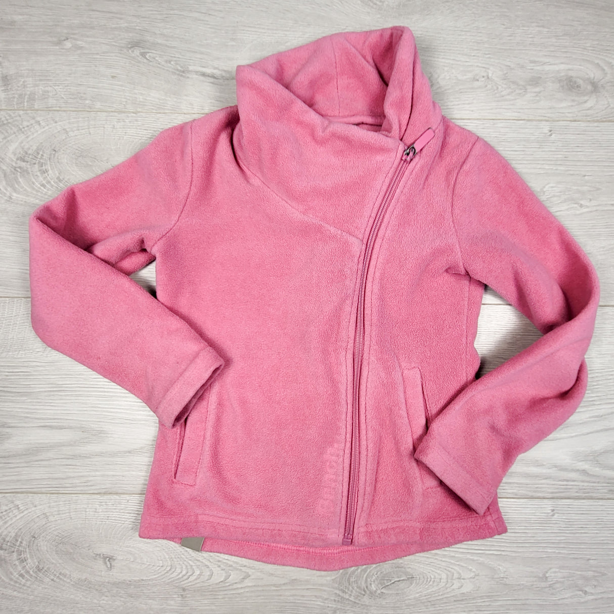 Bench pink zip up fleece jacket. Size 5/6