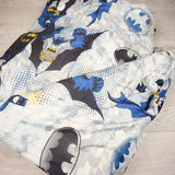 Batman reversible twin sized blanket (sorry, no shipping)
