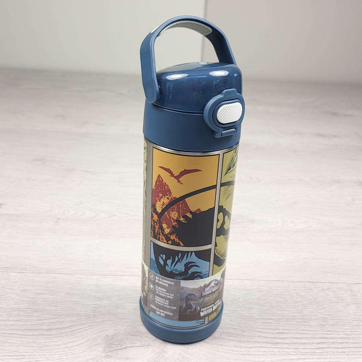 NEW - Thermos Jurassic Park stainless steel Funtainer bottle