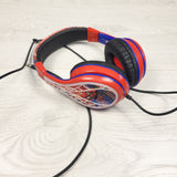 Wired Spider-man headphones