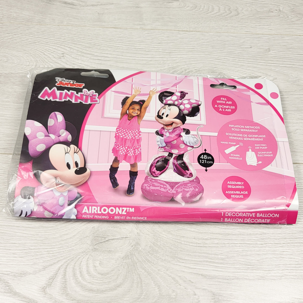 Anagram Disney Minnie Mouse Forever AirLoonz 48-Inch Standing Foil Balloon