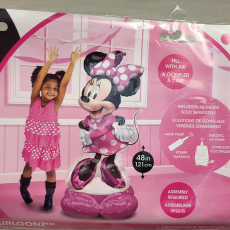 Anagram Disney Minnie Mouse Forever AirLoonz 48-Inch Standing Foil Balloon