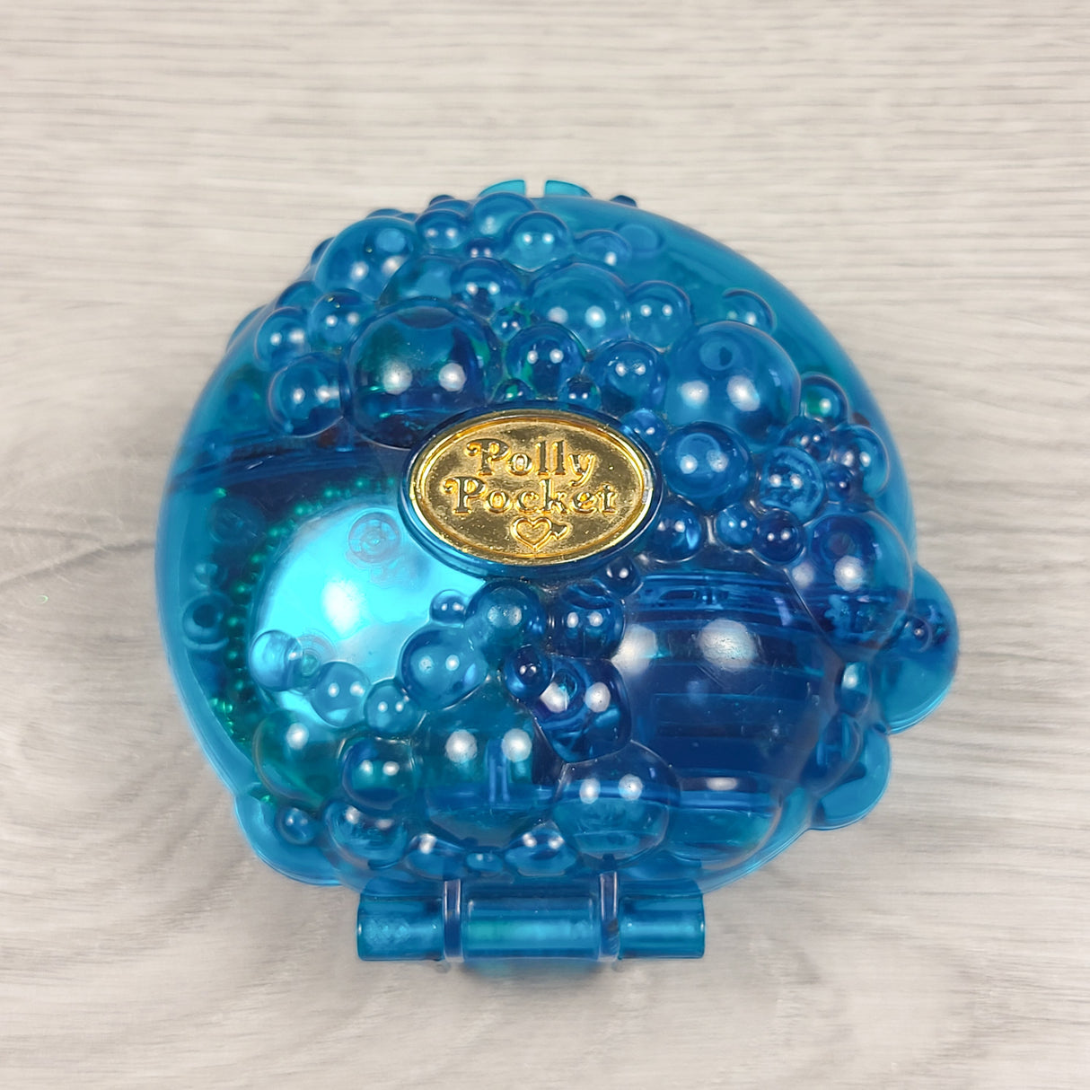 Vintage Bluebird 1996 Polly Pocket "Bubbly Bath" Sparkle Surprise Compact