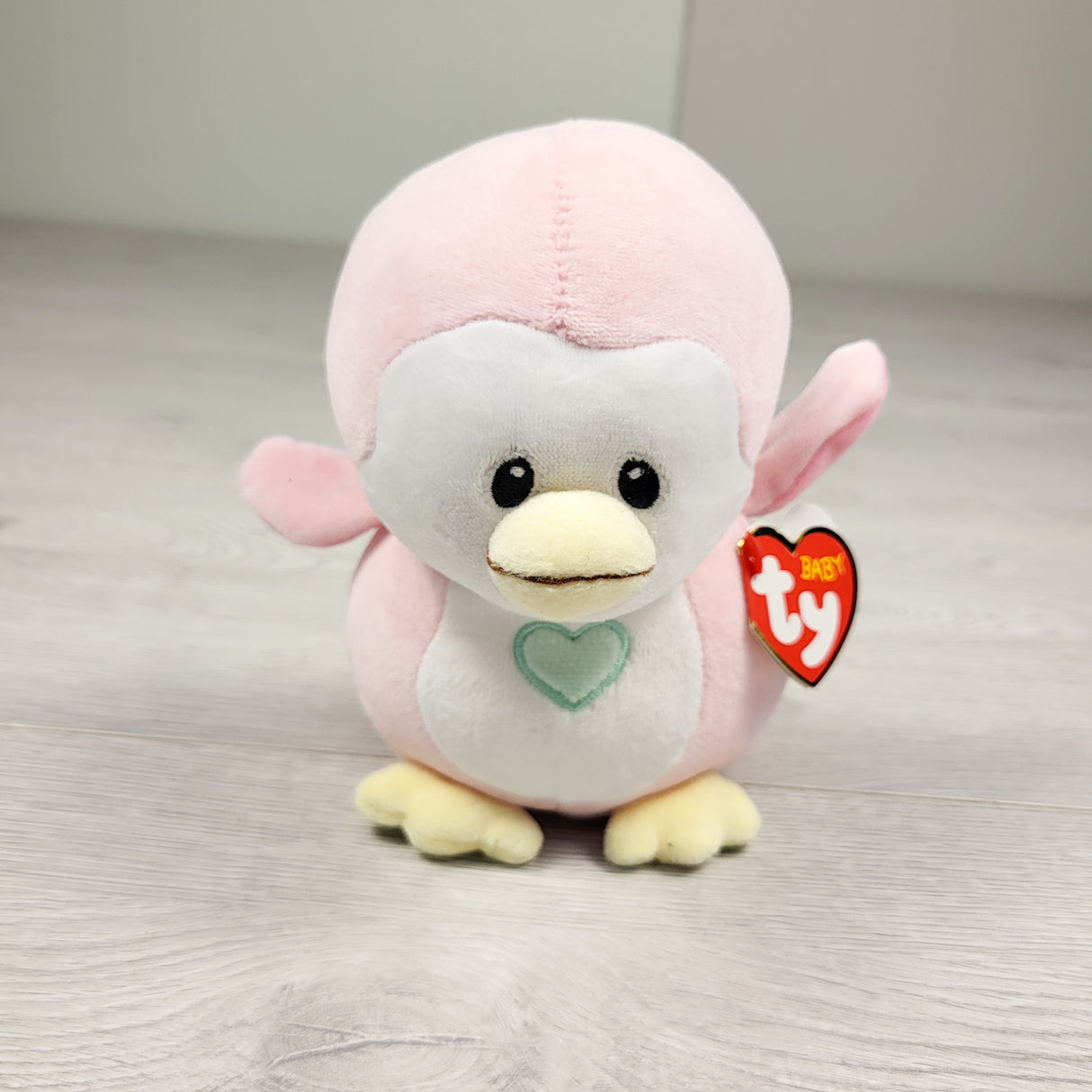 NEW - Ty pink penguin plush