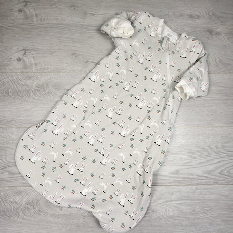 Nest Designs bunny print sleep bag with removable arms. Size 6-18 months