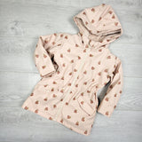 Liv and Lottie minky lined foral print rain coat. Size 3T - AS IS
