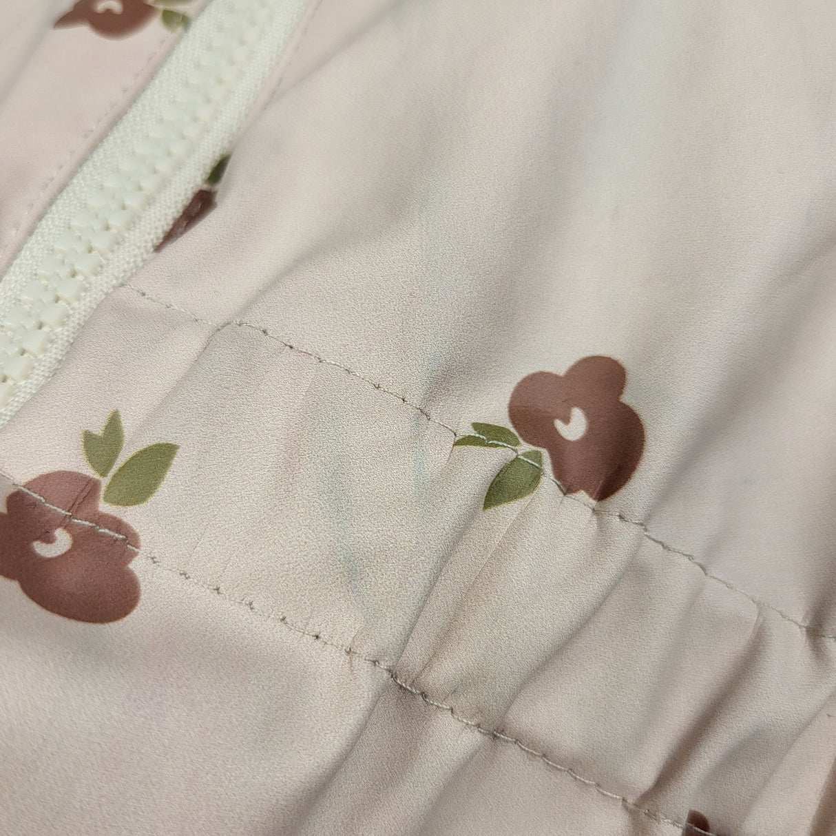 Liv and Lottie minky lined foral print rain coat. Size 3T - AS IS