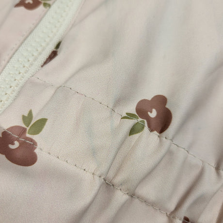 Liv and Lottie minky lined foral print rain coat. Size 3T - AS IS