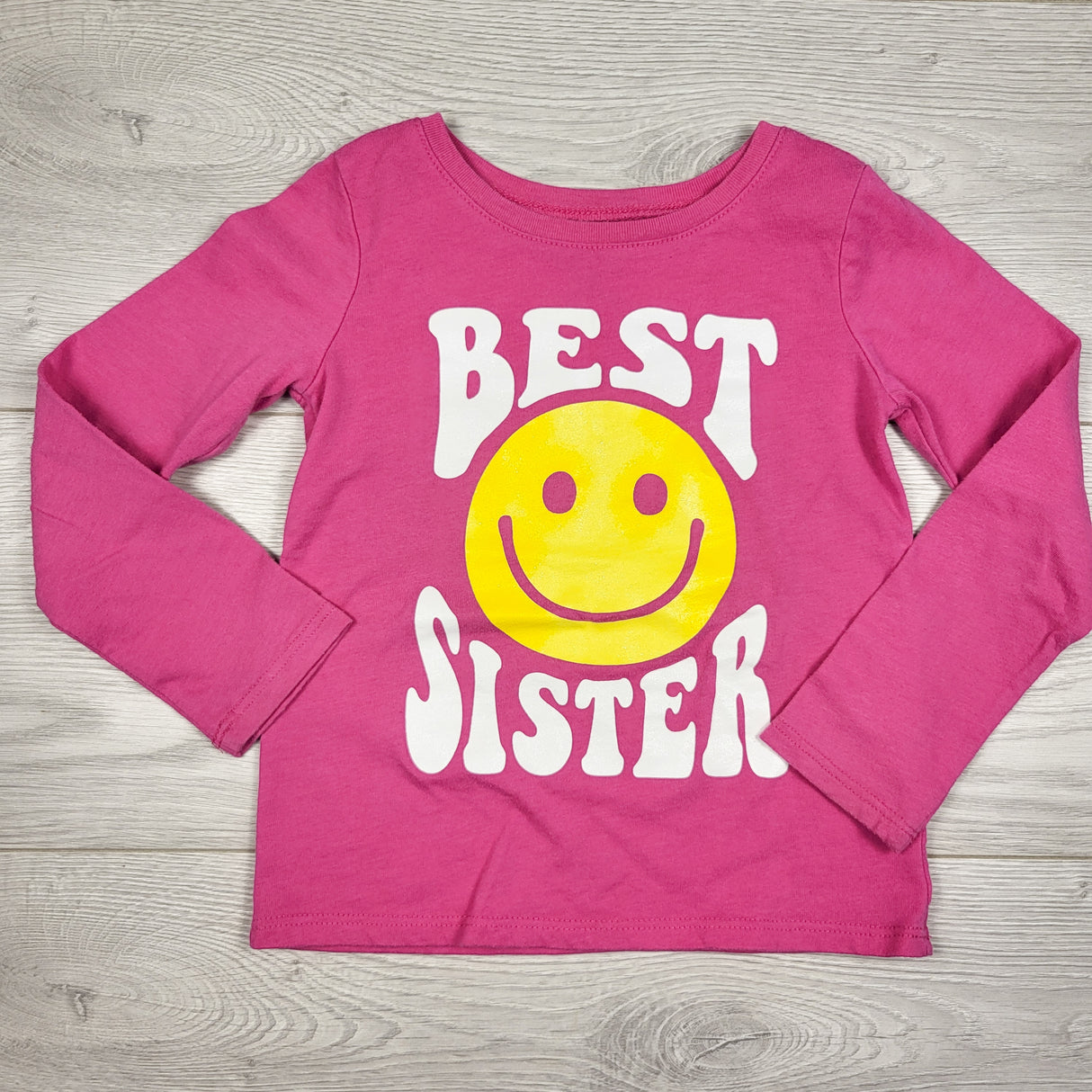 Children's Place pink "Best Sister" top. Size 3T