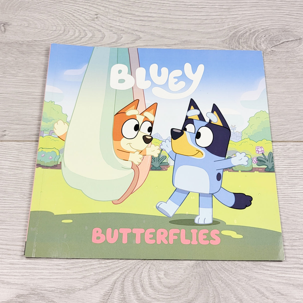 Butterflies. Soft cover Bluey book