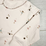 PL Baby pale pink sweatshirt with ballerinas. Size 18 months