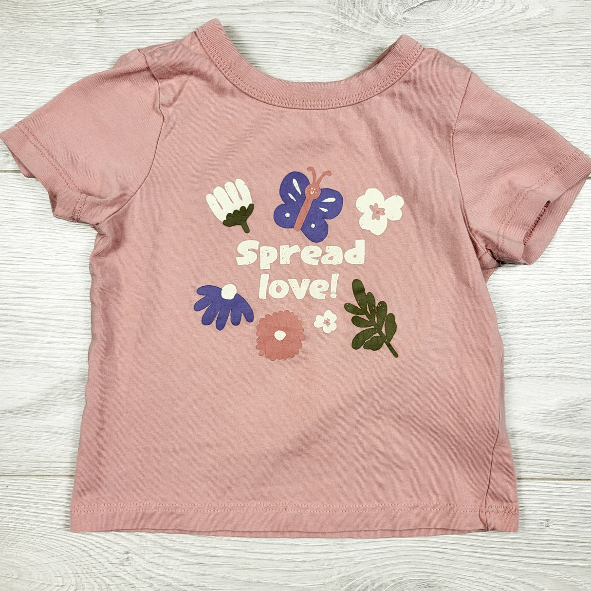 Joe pink "Spread the Love" t-shirt. Size 12-18 months