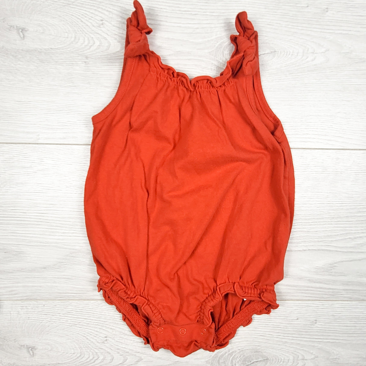 Old Navy red bubble romper. Size 12-18 months