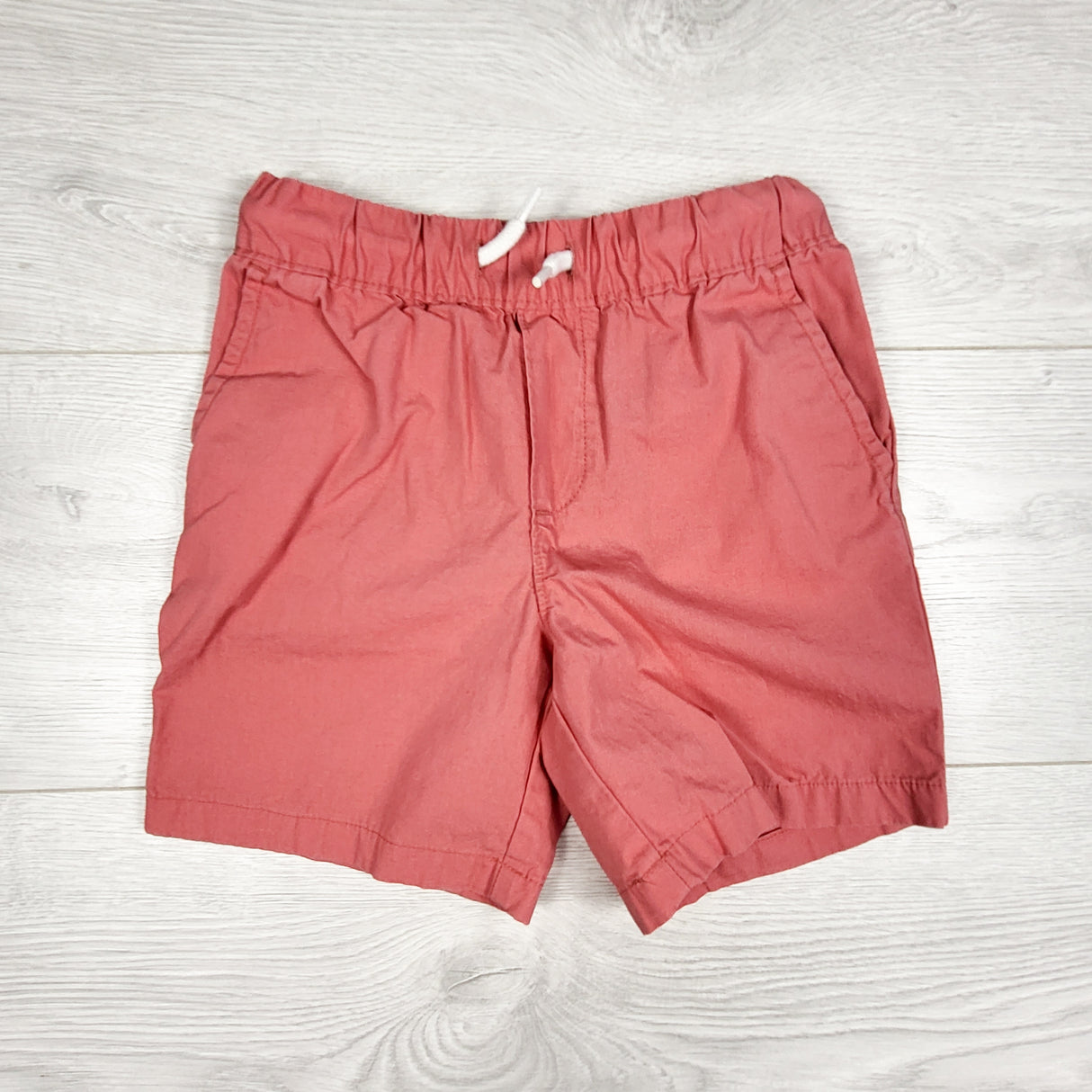 Child of Mine salmon/red drawstring shorts. Size 3T