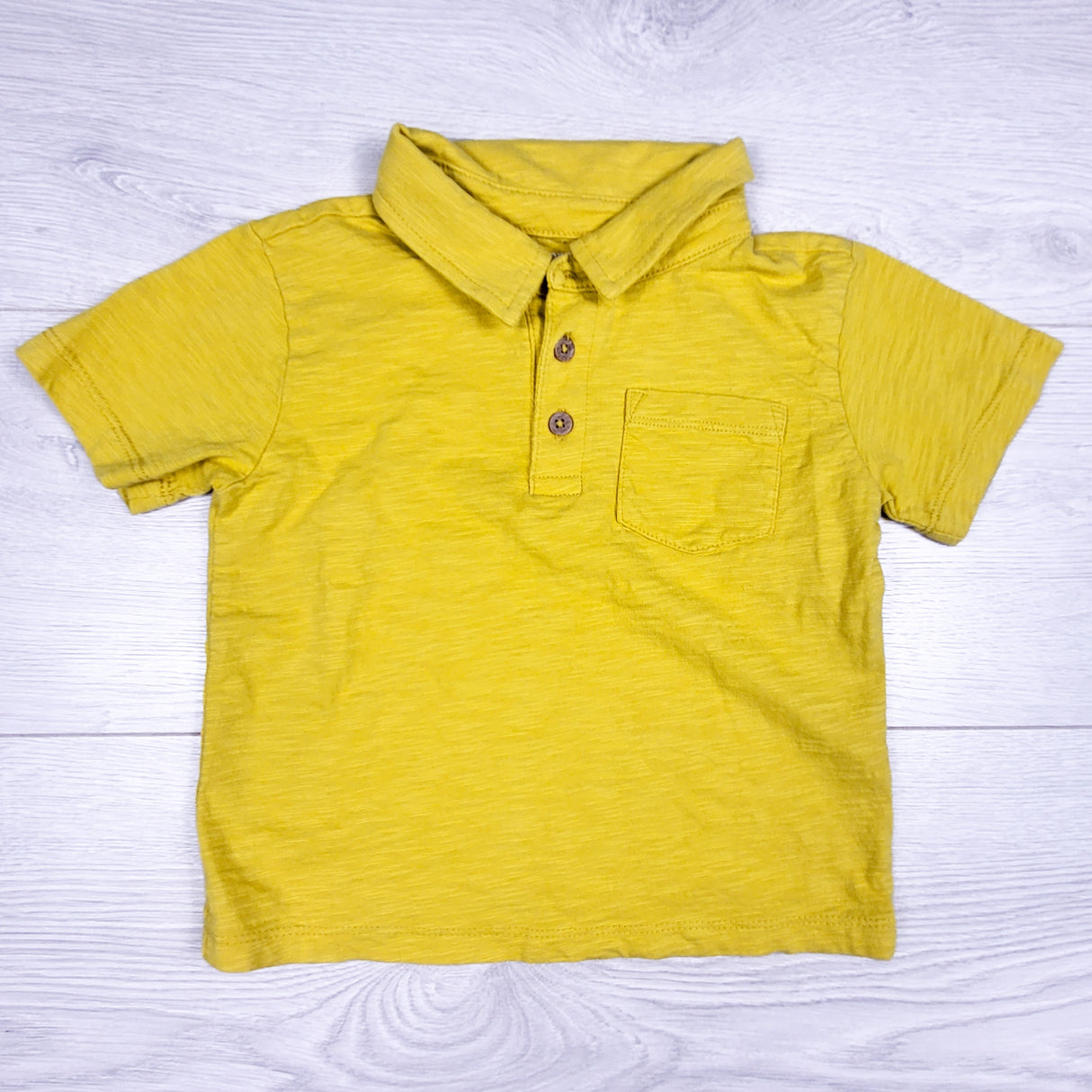 George yellow collared t-shirt. Size 3T