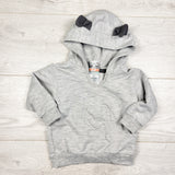 Disney grey 101 Dalmatians hoodie with embossed dog. Size 9 months