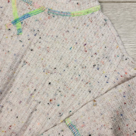 Old Navy speckled waffle knit long sleeve top. Size 12-18 months