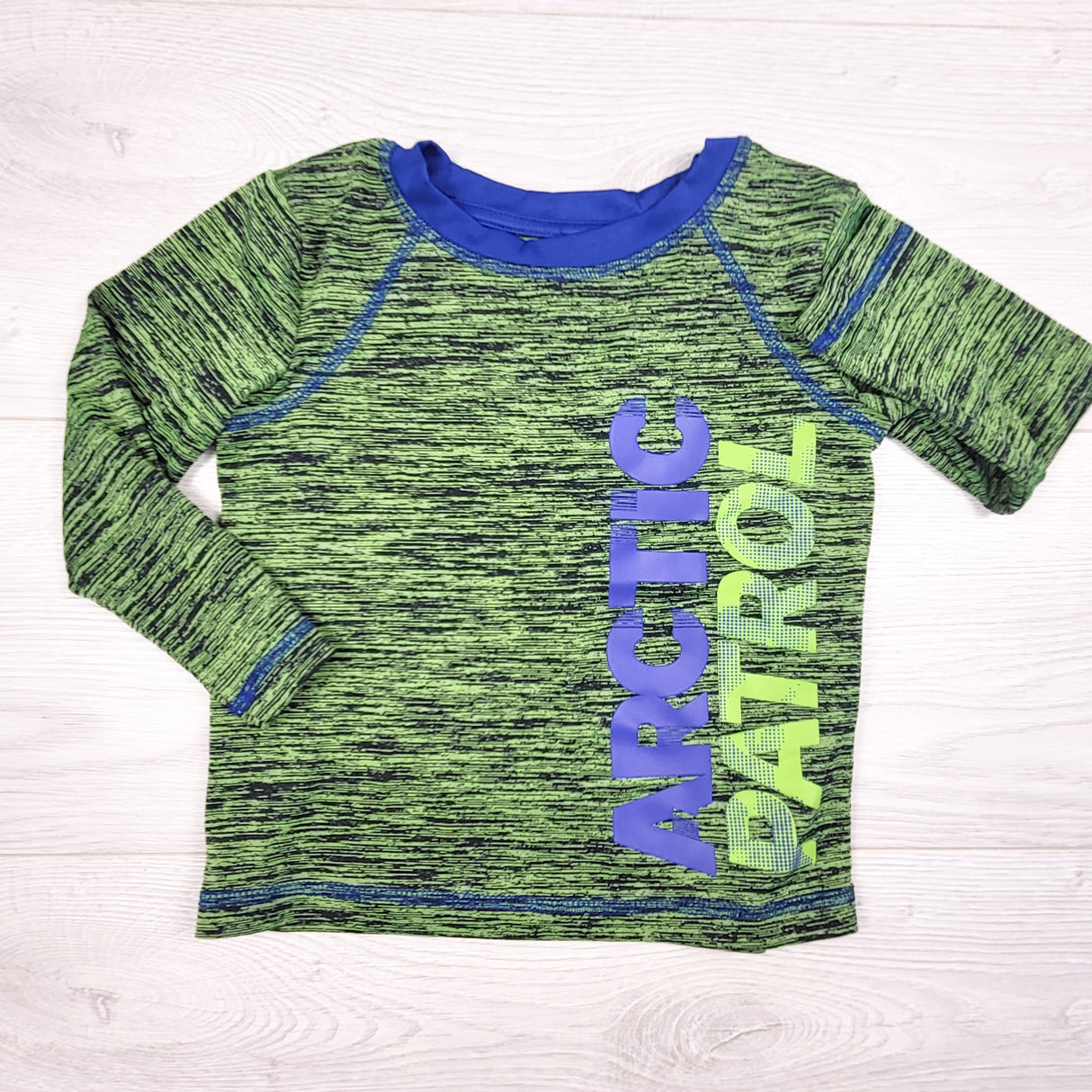 Joe green marled active long sleeve top. Size 2T
