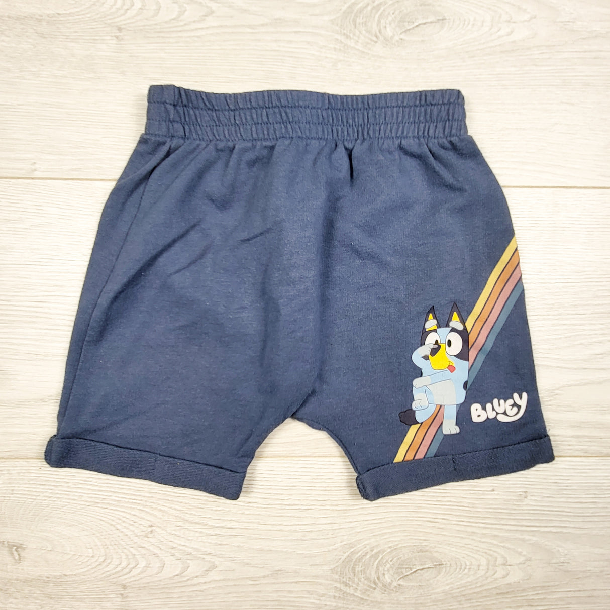 Blue blue cotton shorts. Size 2T
