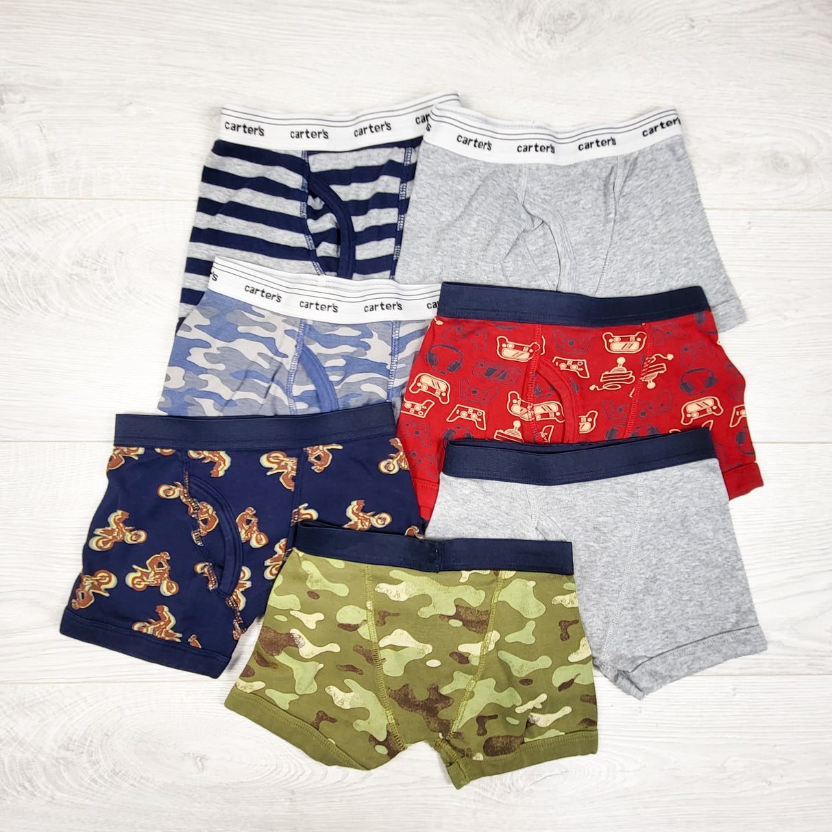 Carters 7pc underwear. Size 2/3T
