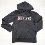 Hurley black pullover active hoodie. Size 10/12