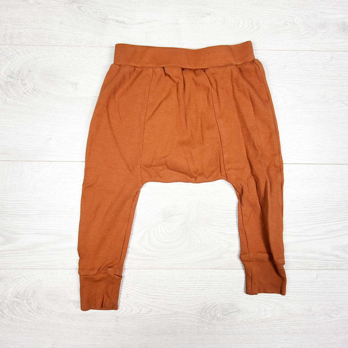 Parade Organics rust / terracotta harem pants. Size 3T