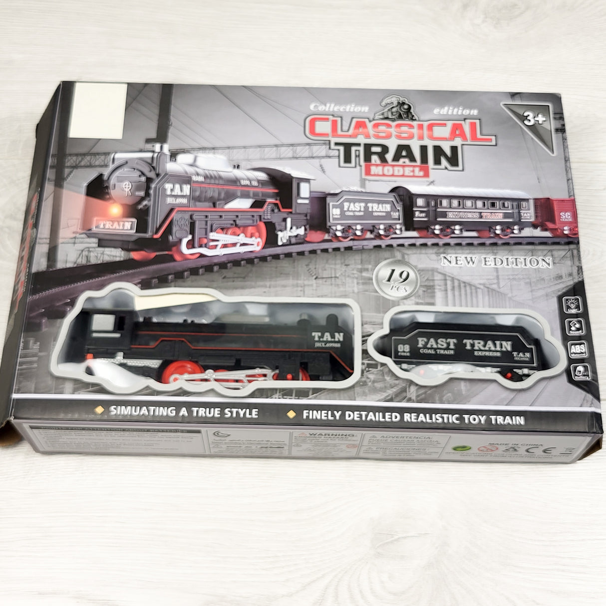 NEW - "Classical Train Model" 19-Piece Battery Operated Starter Set (sorry, no shipping)