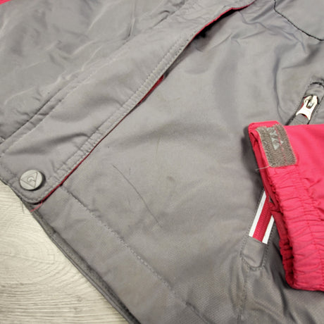 Gerry pink and grey mesh lined hooded rain jacket. Size 14/16 - AS IS