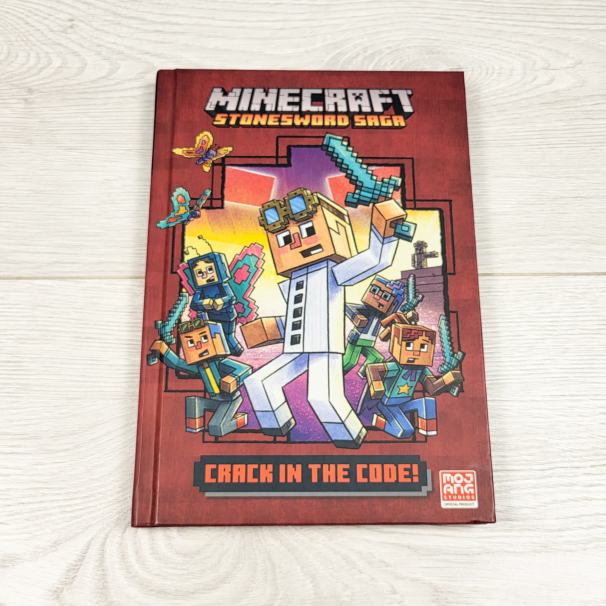 Minecraft Stonesword Saga: Crack in the Code! Hardcover chapter book