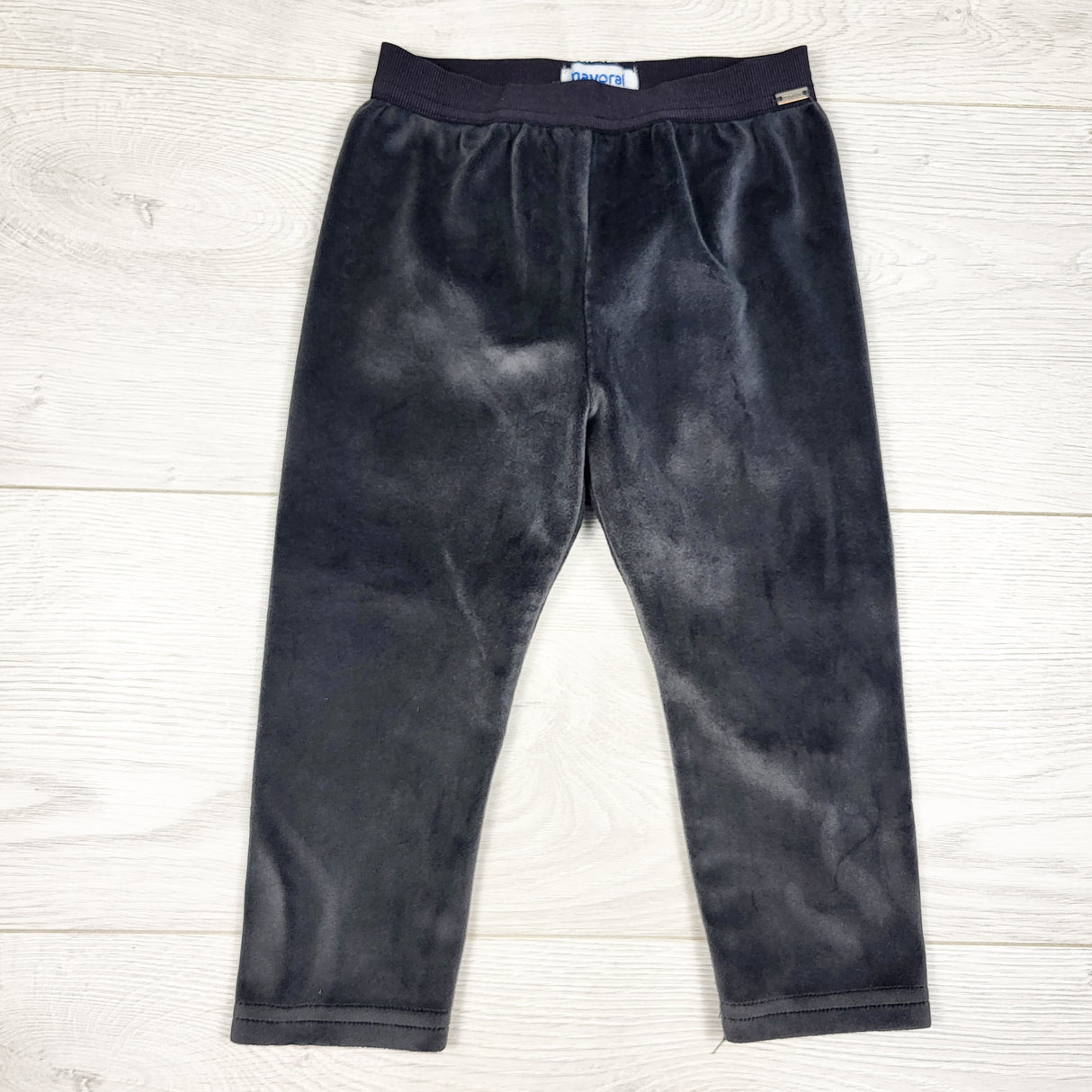 Mayoral grey velvet leggings. Size 2T