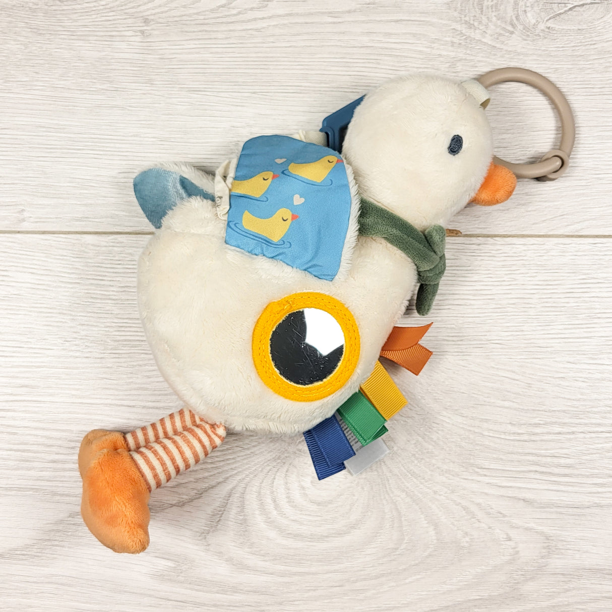 Itzy Ritzy Gracie Goose stroller toy