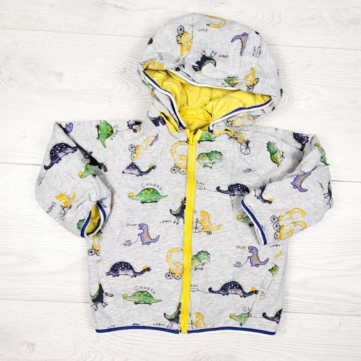 Mayoral reversible windbreaker with removable hood. Size 6-9 months - AS IS