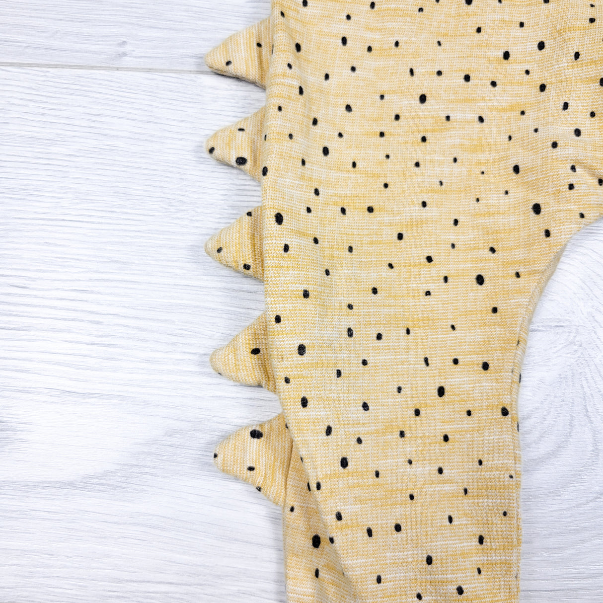 Mothercare yellow dot patterned pants with scales. Size 9-12 months